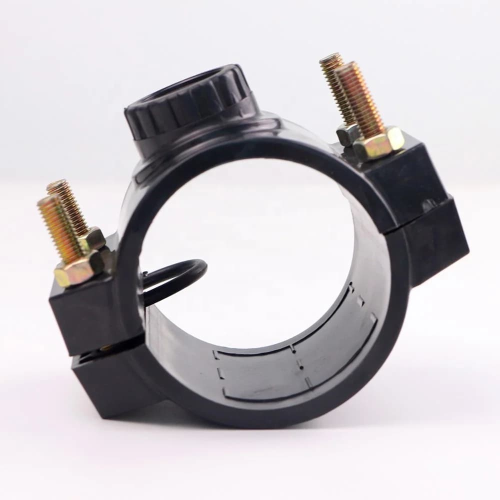 25-315 mm PN16 Bewässerungszubehör, PE-Rohr-Anbohrschelle und Rohr-/Schlauchklemme für Bewässerungssysteme