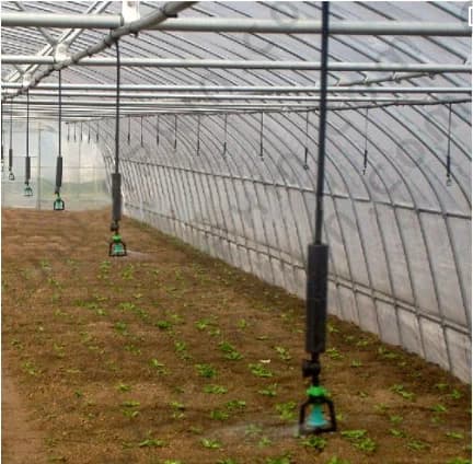 Micro-arroseur rotatif suspendu pour jardin, serre et exploitation agricole