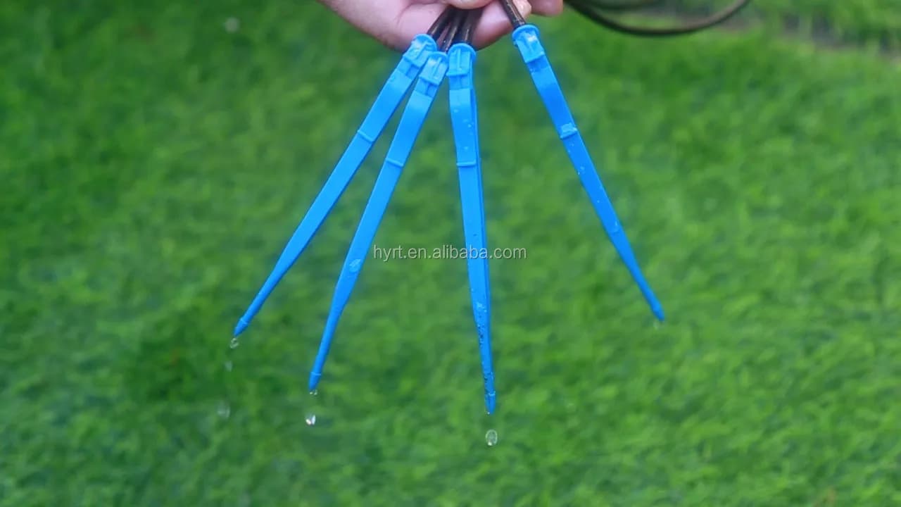 Garden Water Drop Irrigation System for Bonsai Distribution Assembly Elbow Arrow Dripper