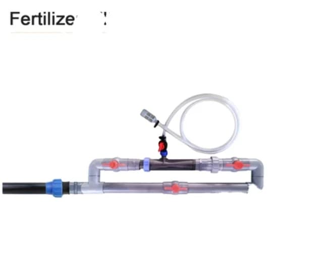 Kit d’injecteur d’engrais Venturi de qualité supérieure avec collecteur et vanne pour système goutte-à-goutte