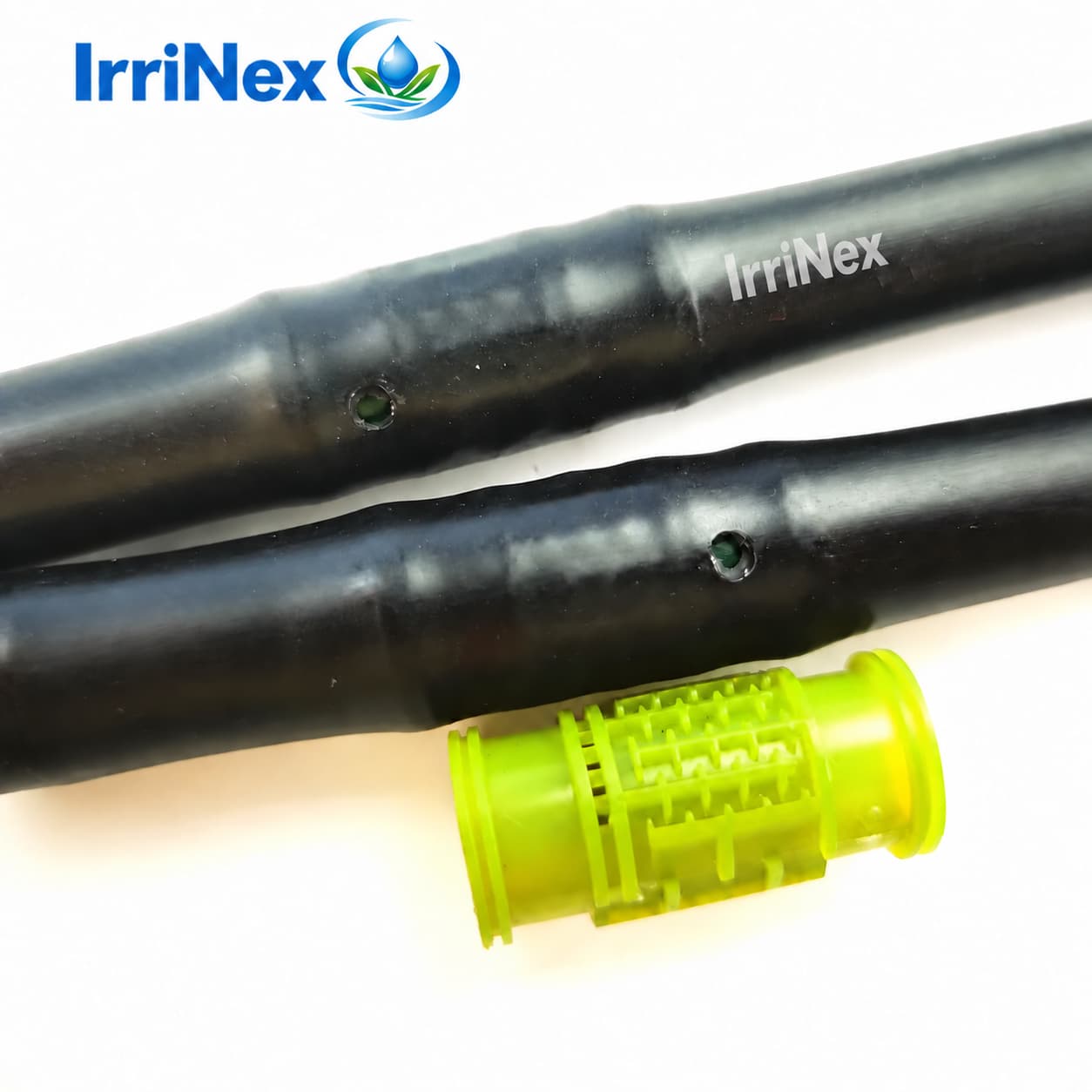 Tubería, línea y tubo de goteo 16mm con gotero cilíndrico interior para sistemas de riego por goteo agrícola
