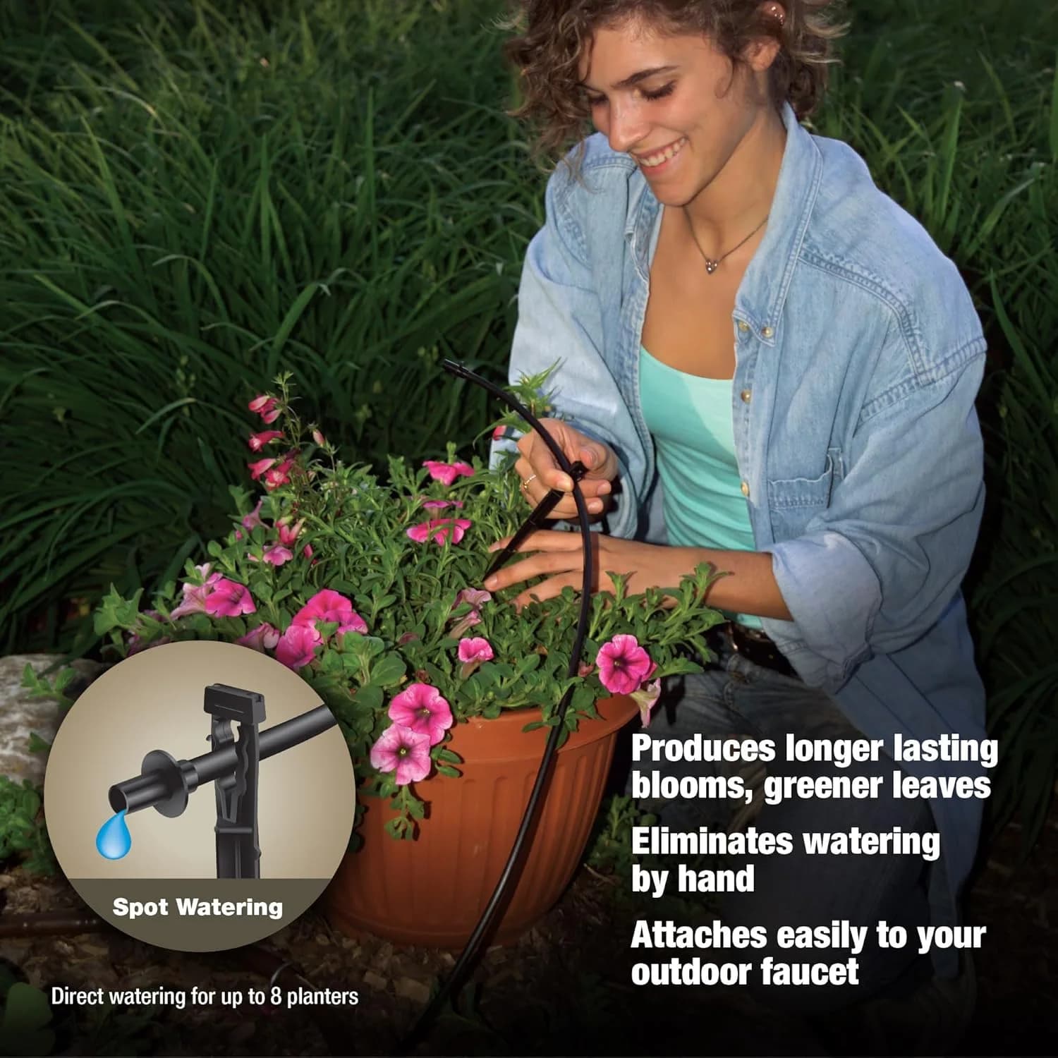 IrriNex 1/4-inch Patio and Planter Drip Irrigation Kit component view 4