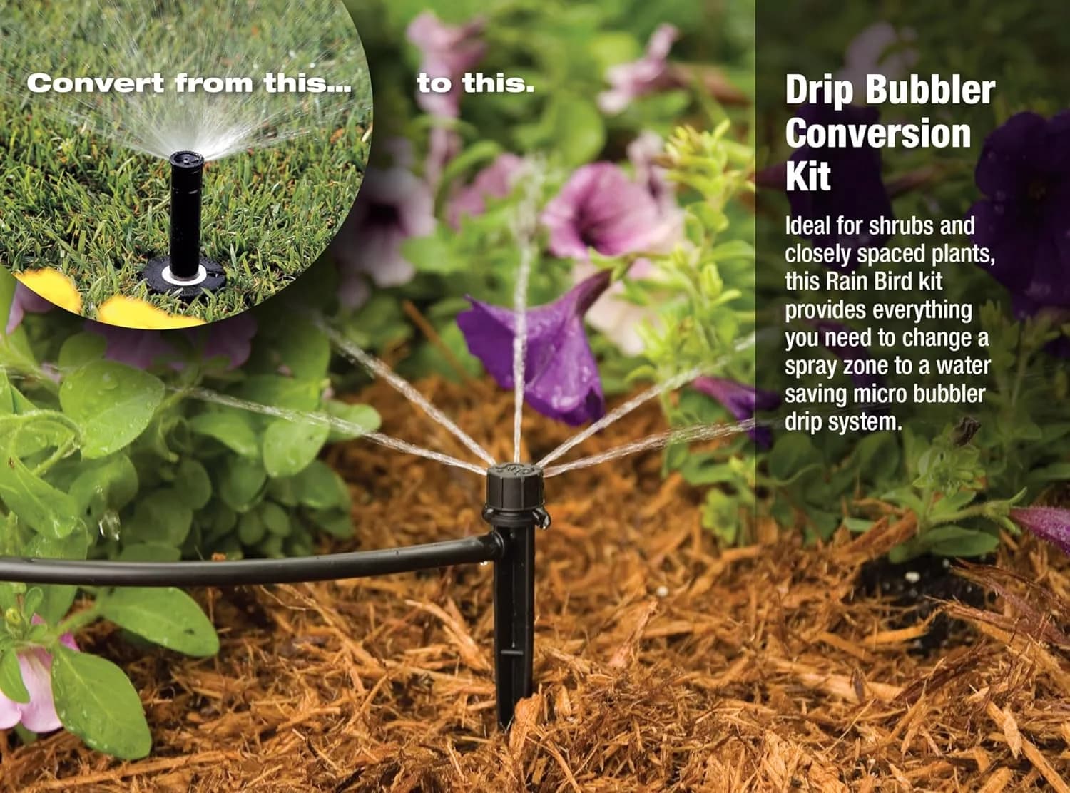 IrriNex 1/4-inch Pop-Up Sprinkler Conversion Kit component view 4