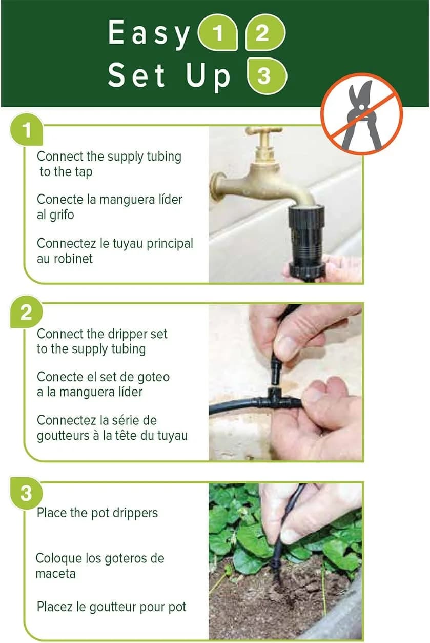 IrriNex Patio and Planter Drip Irrigation Kit component view 4
