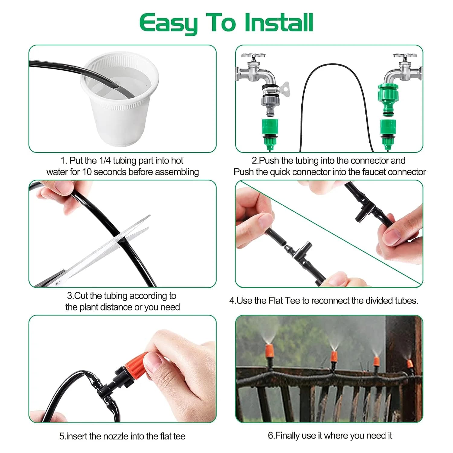 IrriNex 50 ft Drip Irrigation System Kit component view 5