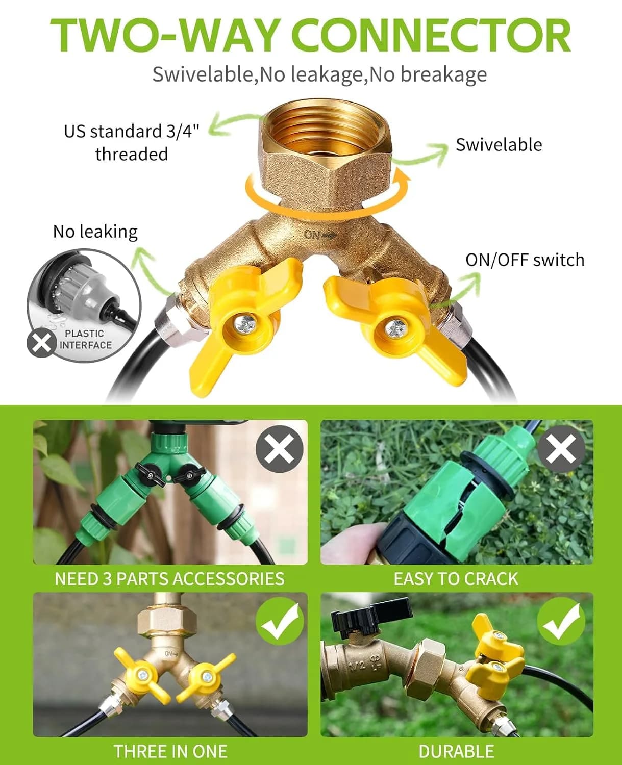 IrriNex 100 ft Drip Irrigation System Kit component view 3