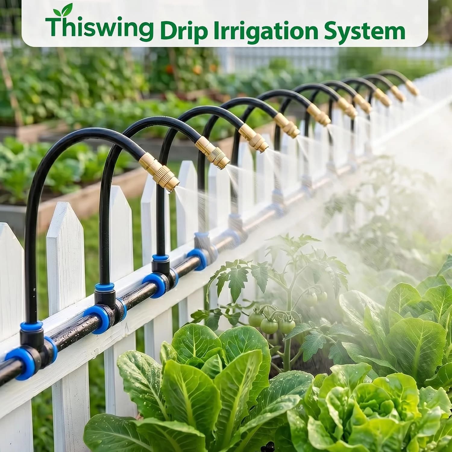 IrriNex 100 ft Drip Irrigation System Kit 100 ft / 18 nozzles option view 5