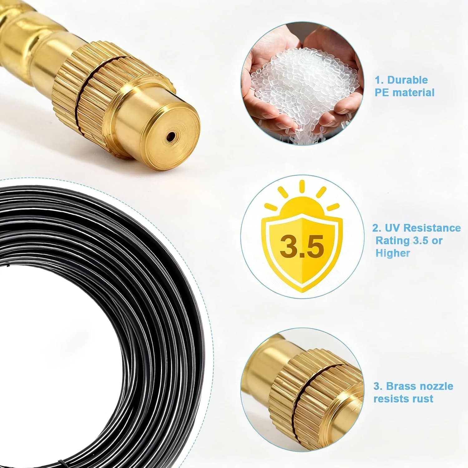 IrriNex 100 ft Drip Irrigation System Kit 100 ft / 18 nozzles option view 6