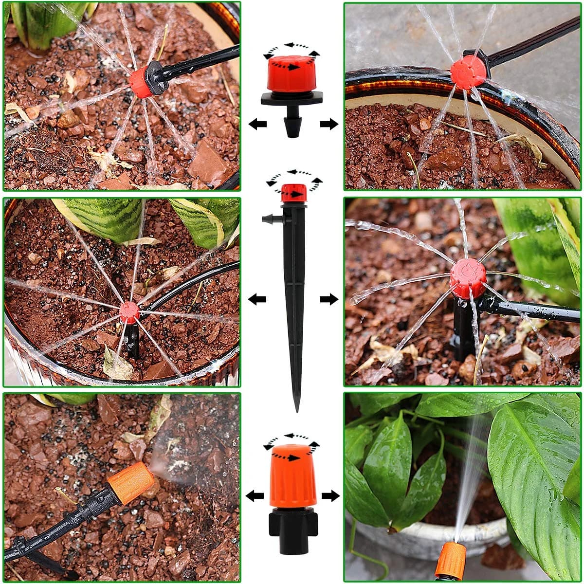 IrriNex 100 ft Drip Irrigation System Kit component view 5