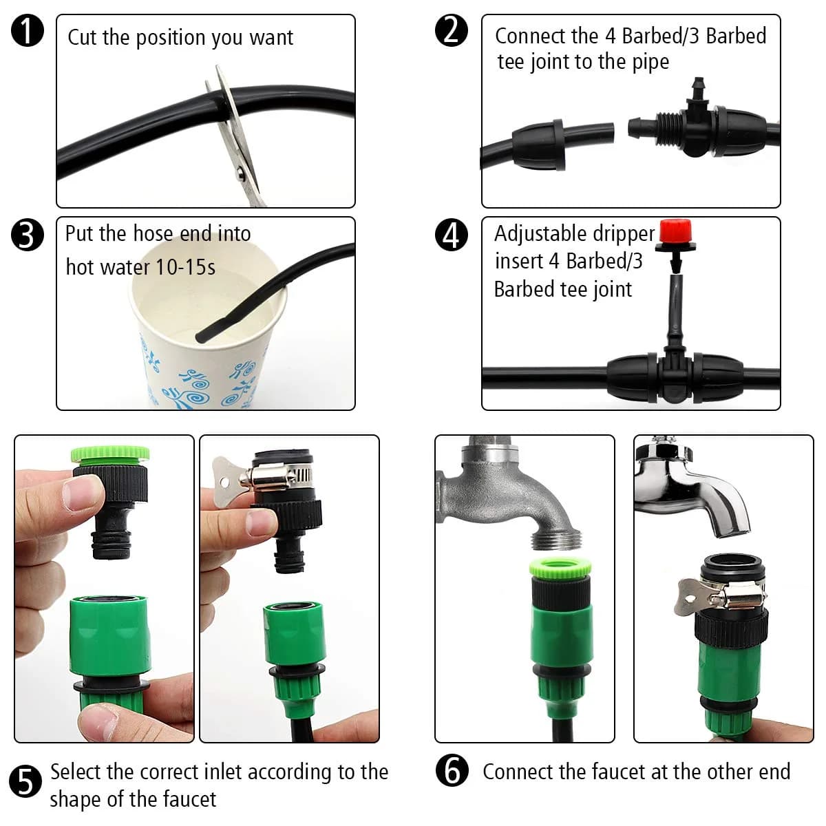 IrriNex 100 ft Drip Irrigation System Kit component view 6