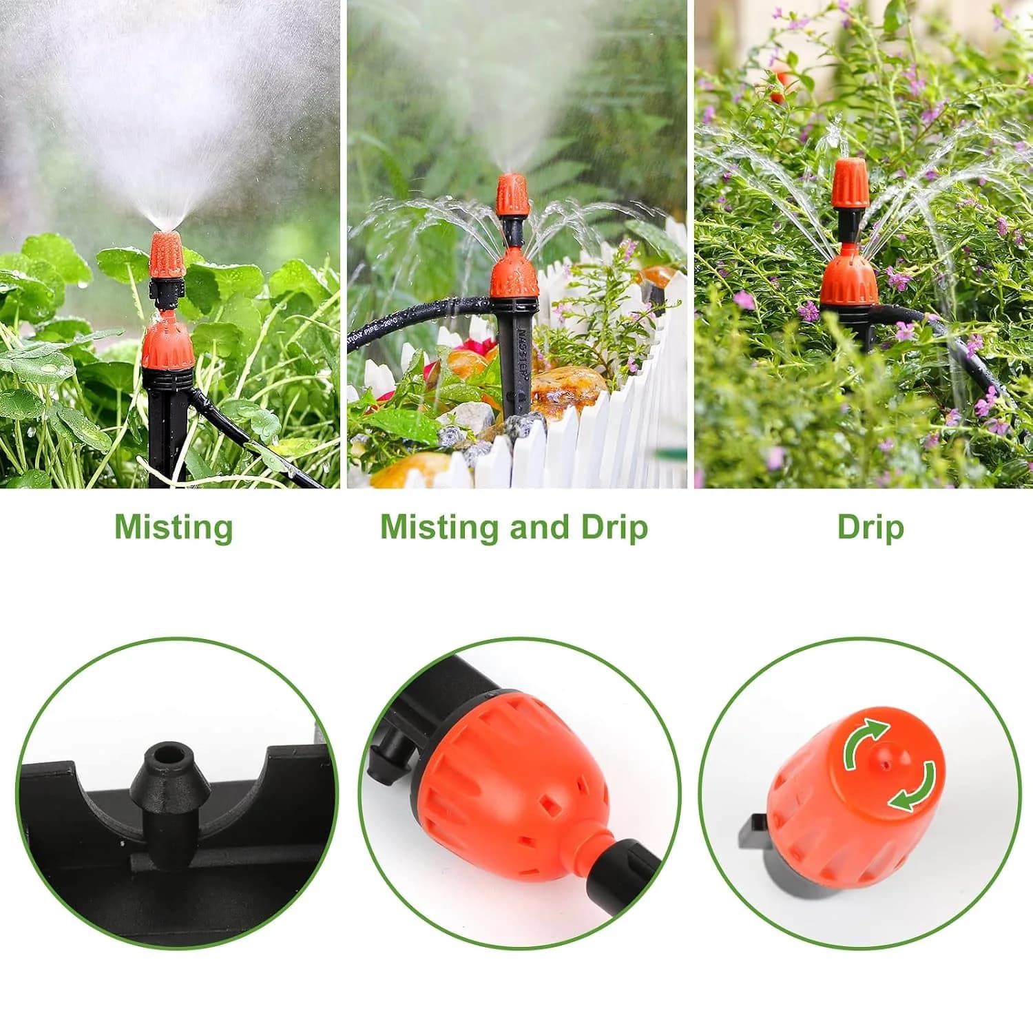 IrriNex 100 ft Drip Irrigation System Kit 213FT option view 4
