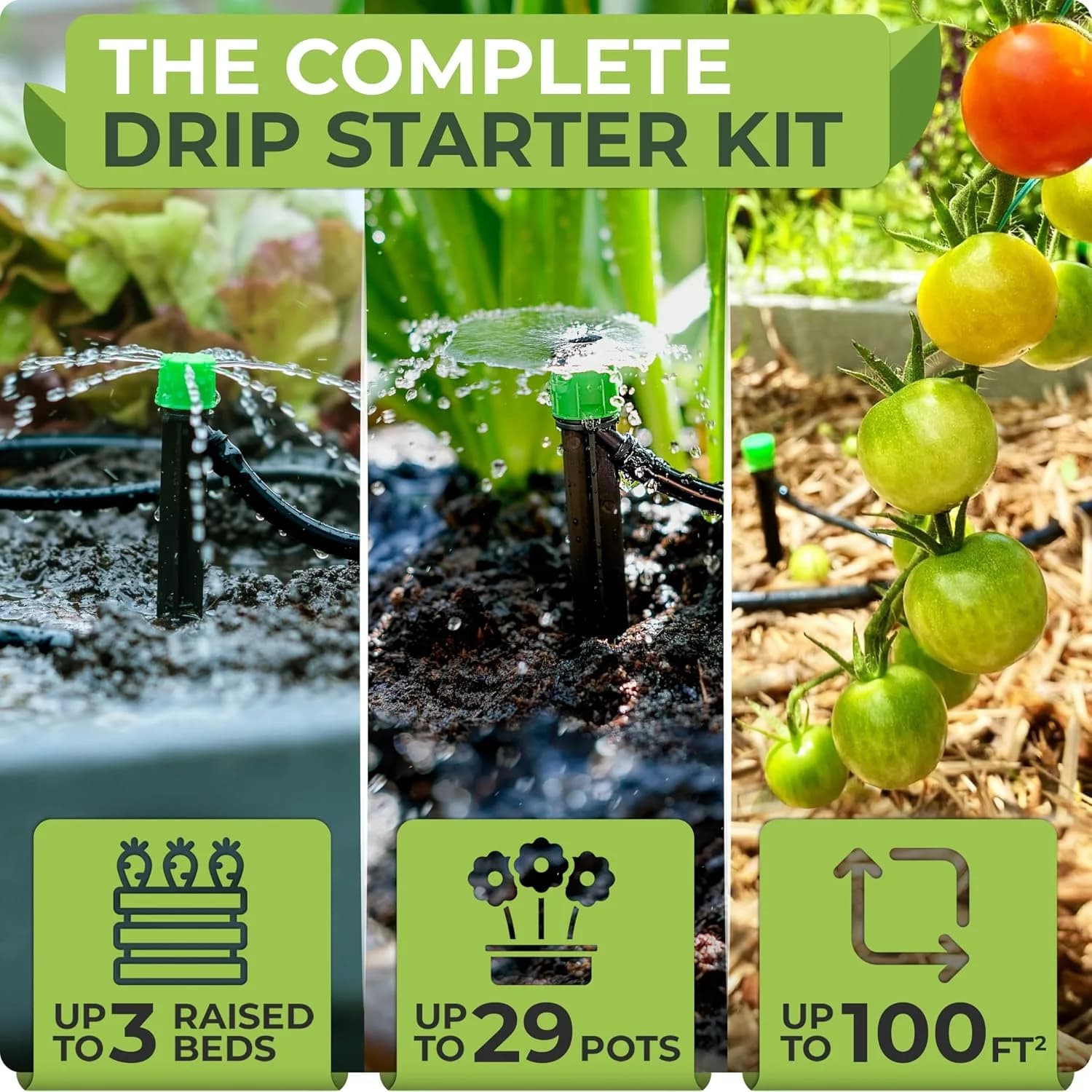 IrriNex 50 ft Drip Irrigation System Kit component view 2