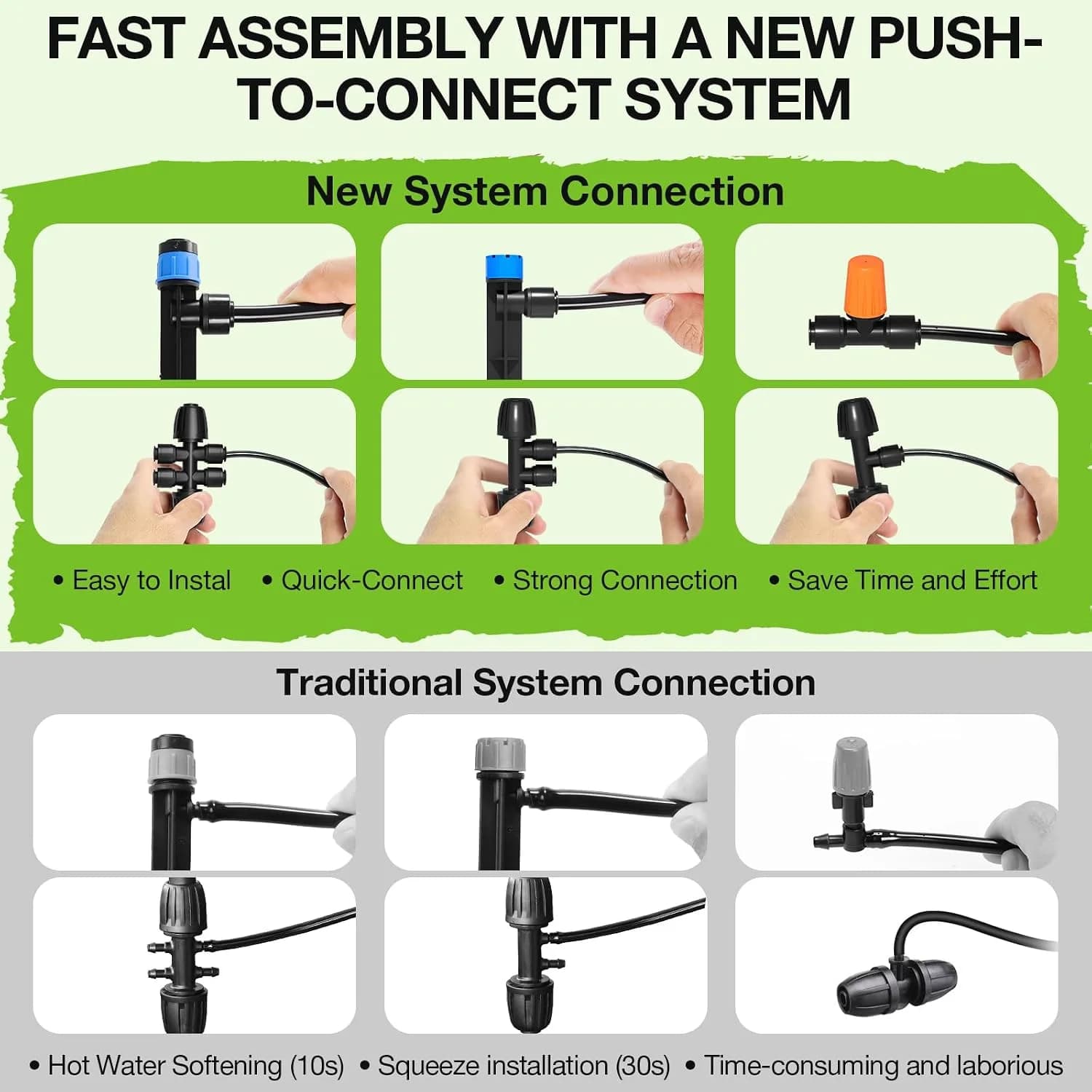 IrriNex 26 ft Drip Irrigation System Kit component view 3