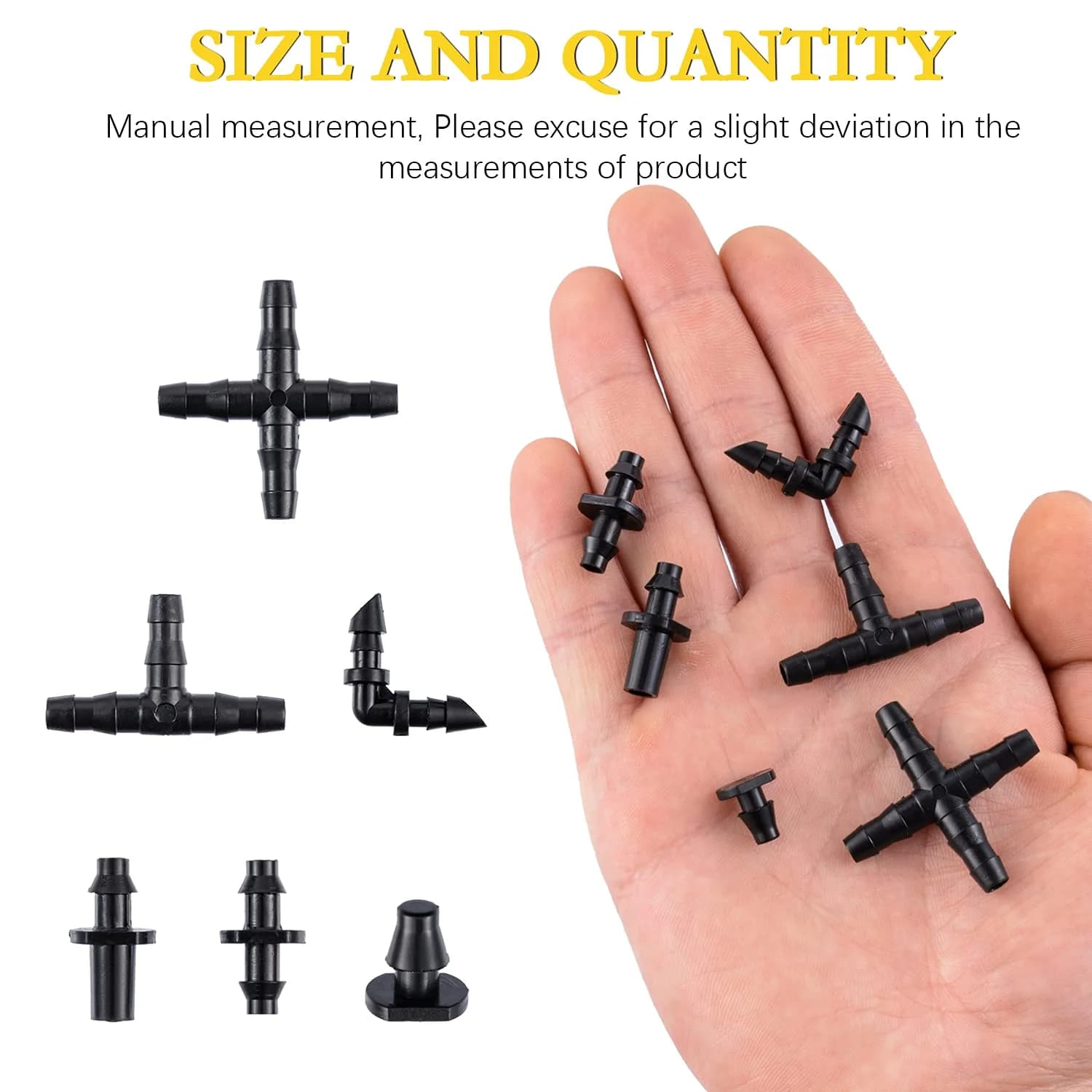 IrriNex 1/4-inch Barbed Irrigation Fittings Kit component view 5