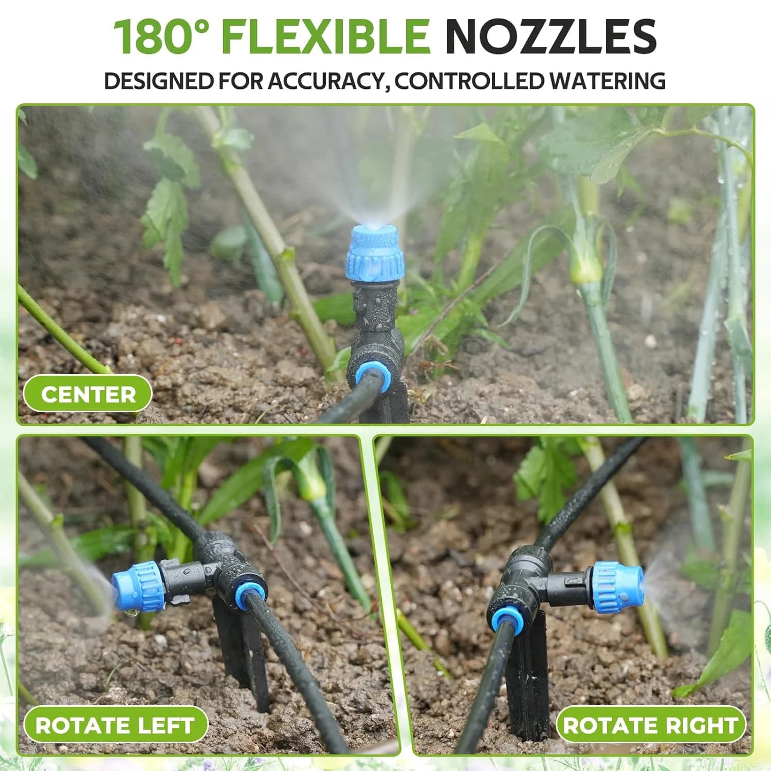 IrriNex 59 ft Drip Irrigation System Kit 118 feet option view 5
