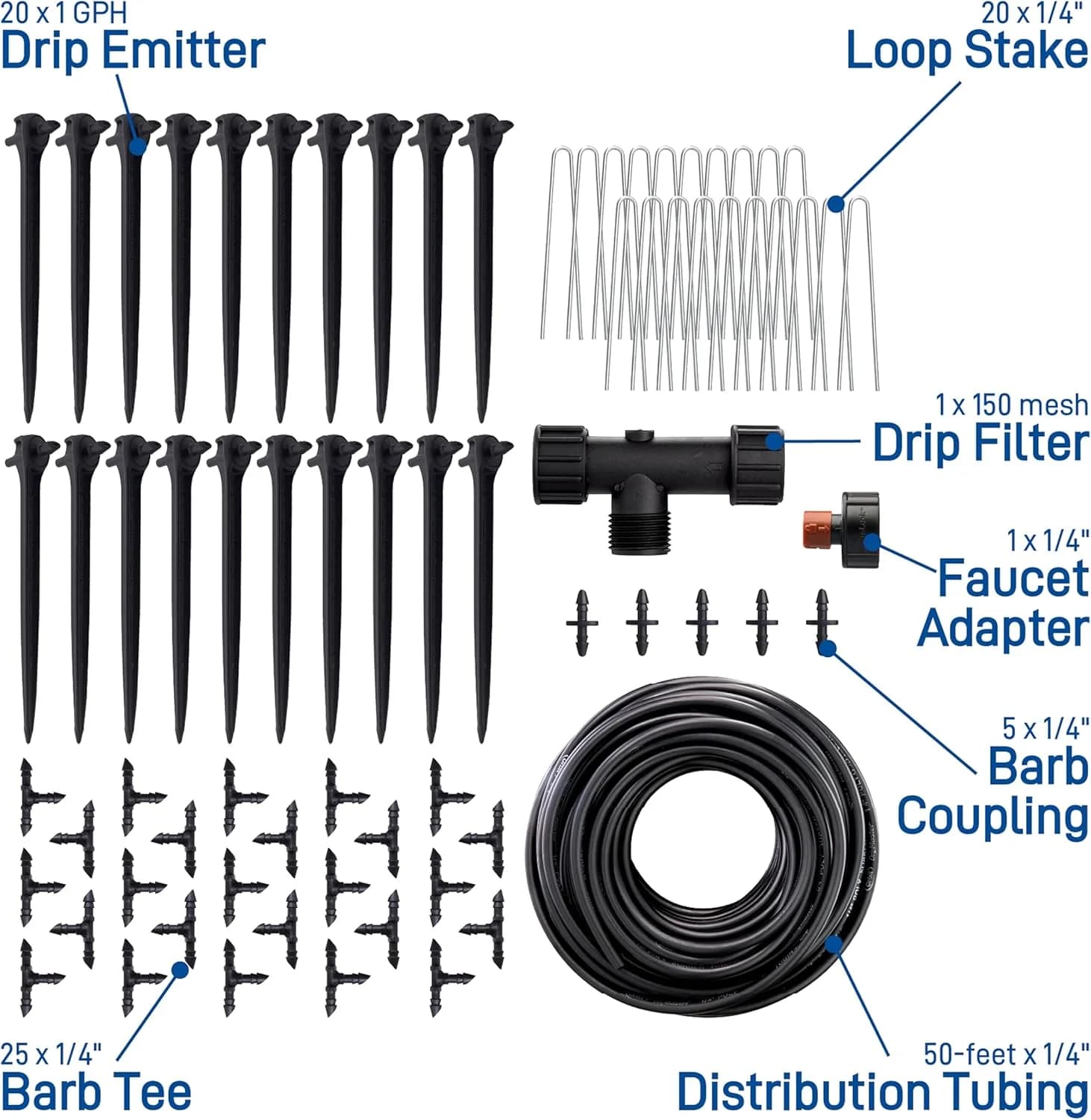 IrriNex Drip Irrigation System Kit component view 3