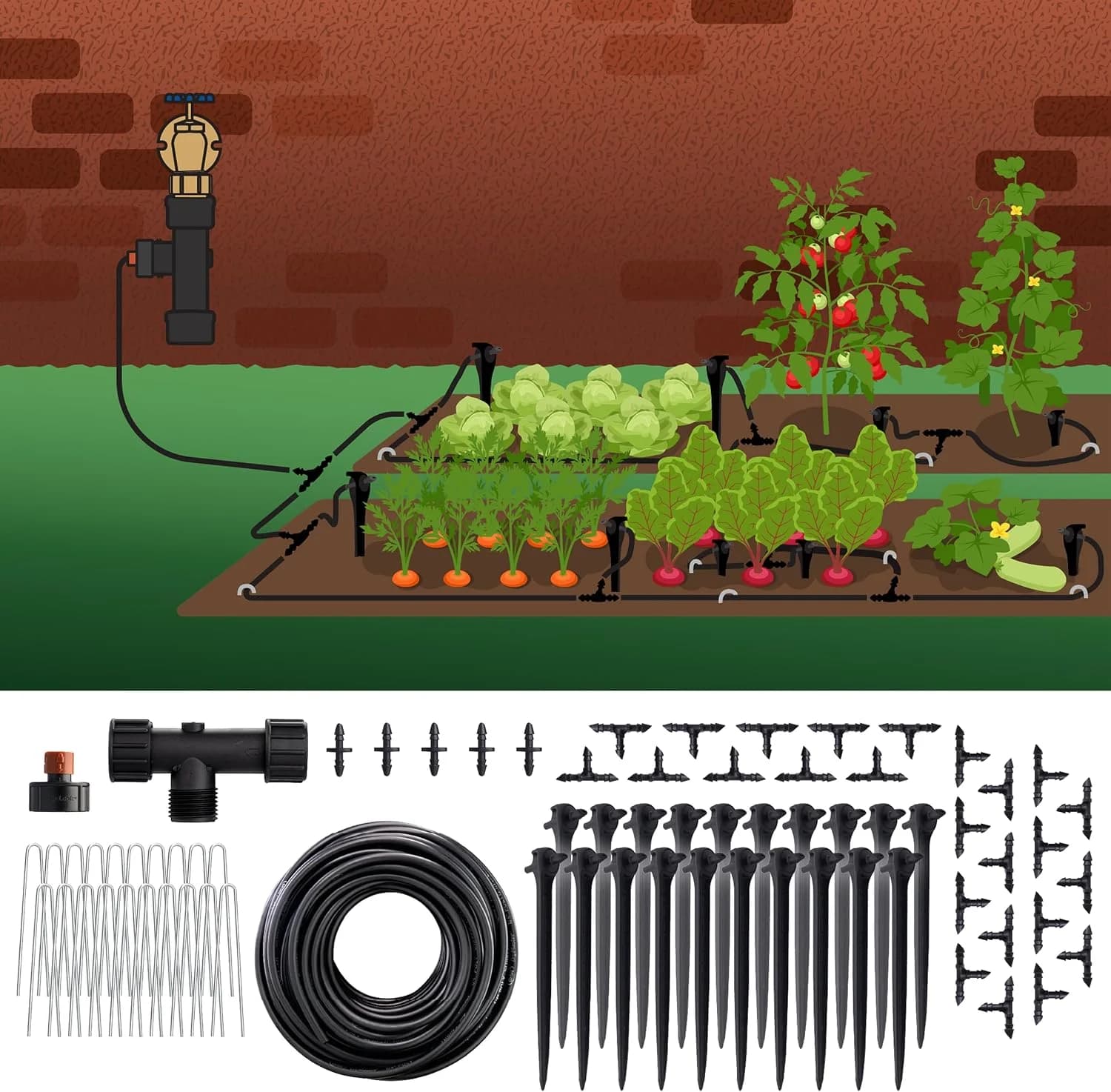 IrriNex Drip Irrigation System Kit component view 7