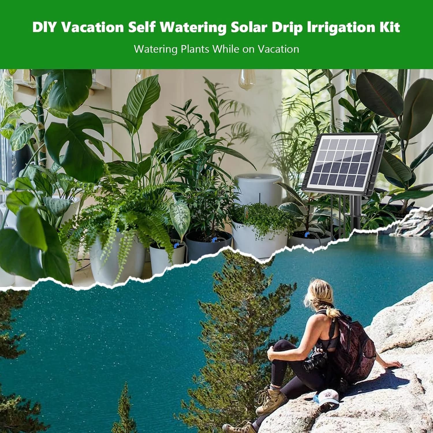 IrriNex 49 ft Solar Automatic Plant Watering Kit component view 5