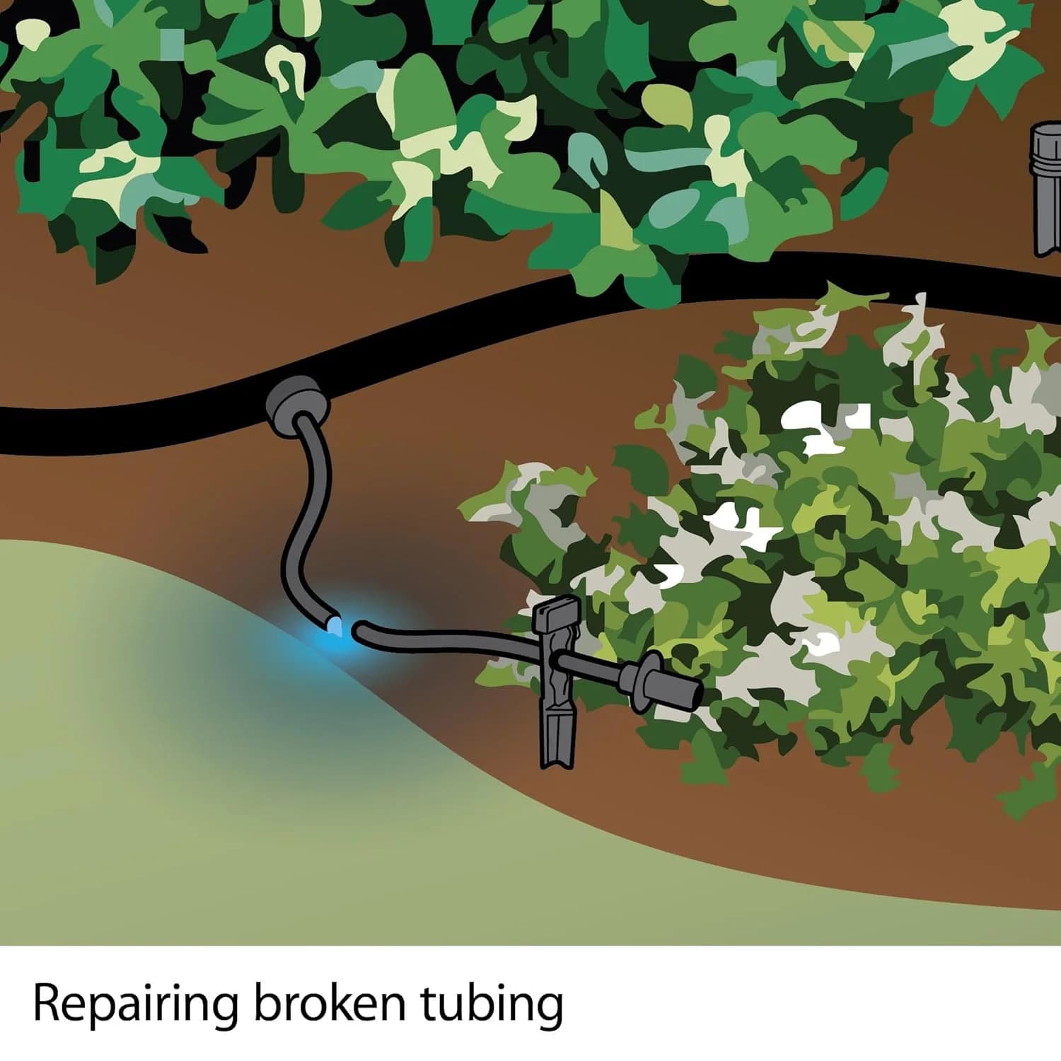 IrriNex 1/4-inch Drip Irrigation Repair and Expansion Kit component view 3