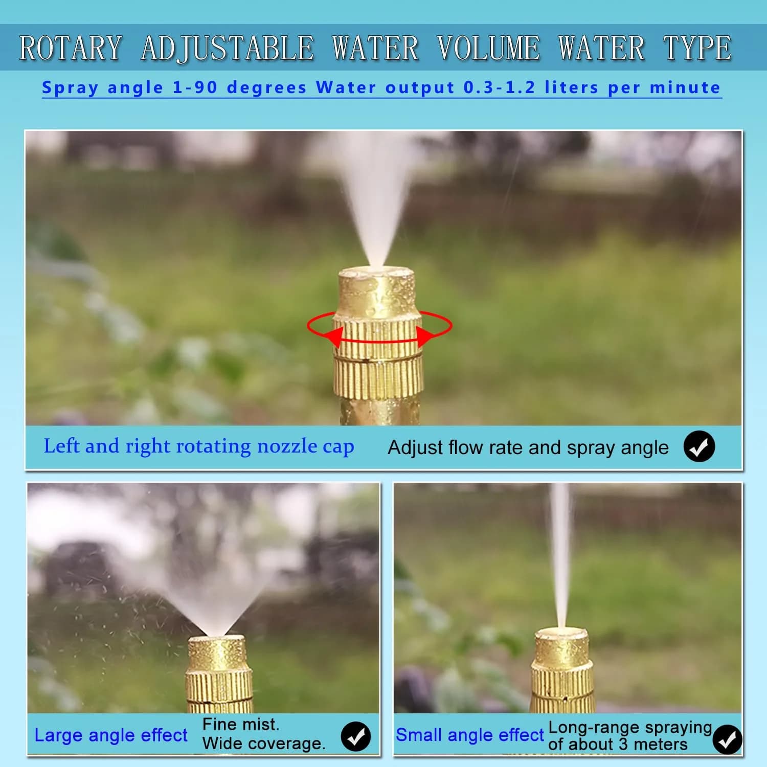 IrriNex 65 ft Garden Misting and Cooling Kit component view 4