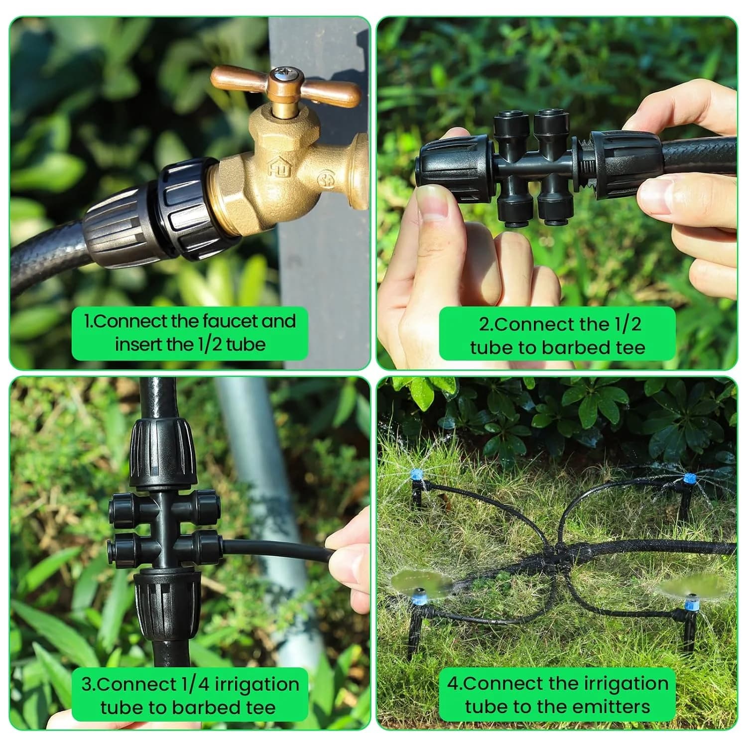 IrriNex 16 ft Garden Sprinkler System Kit component view 6