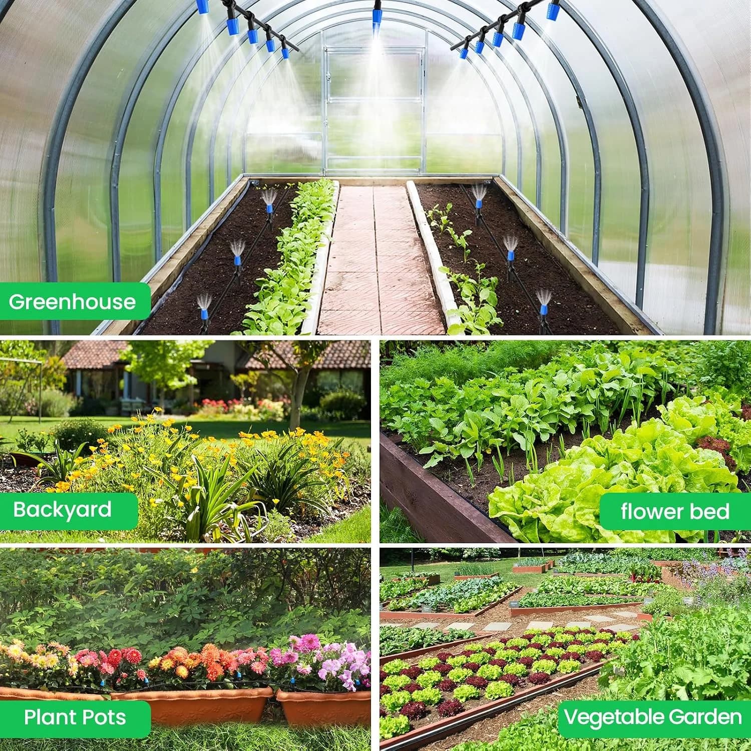 IrriNex 65 ft Hanging-Basket Drip Irrigation Kit component view 7