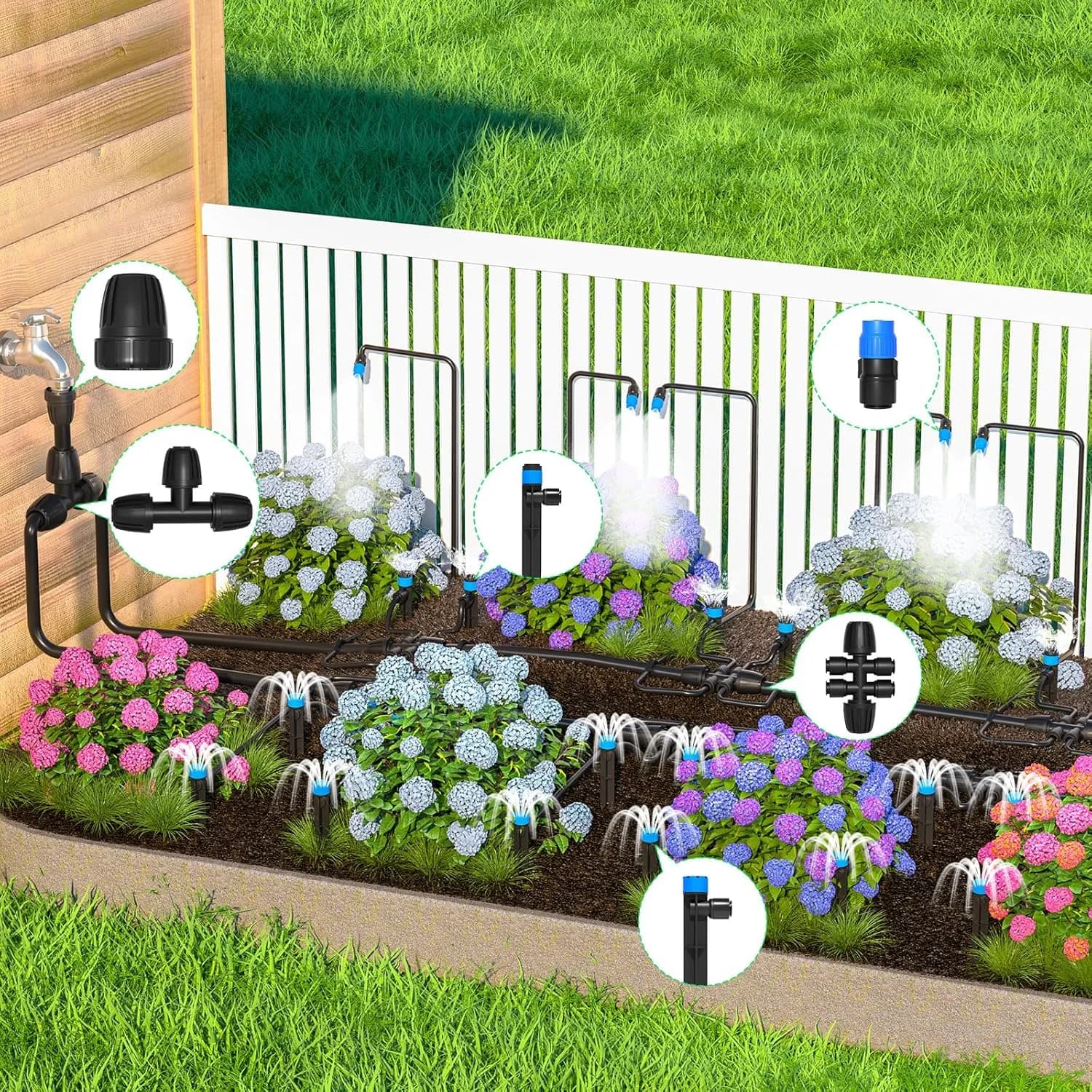 IrriNex 230 ft Drip Irrigation System Kit component view 2