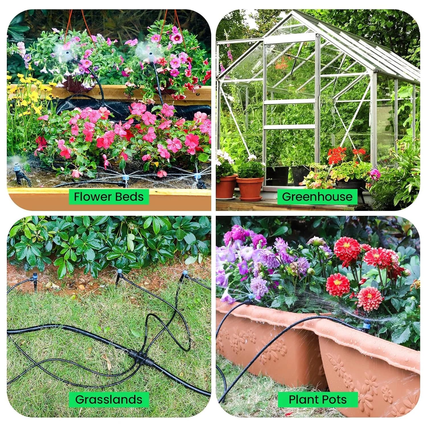 IrriNex 230 ft Drip Irrigation System Kit component view 7