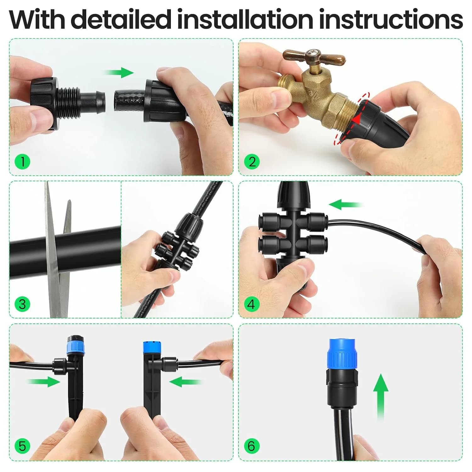 IrriNex 230 ft Drip Irrigation System Kit component view 8