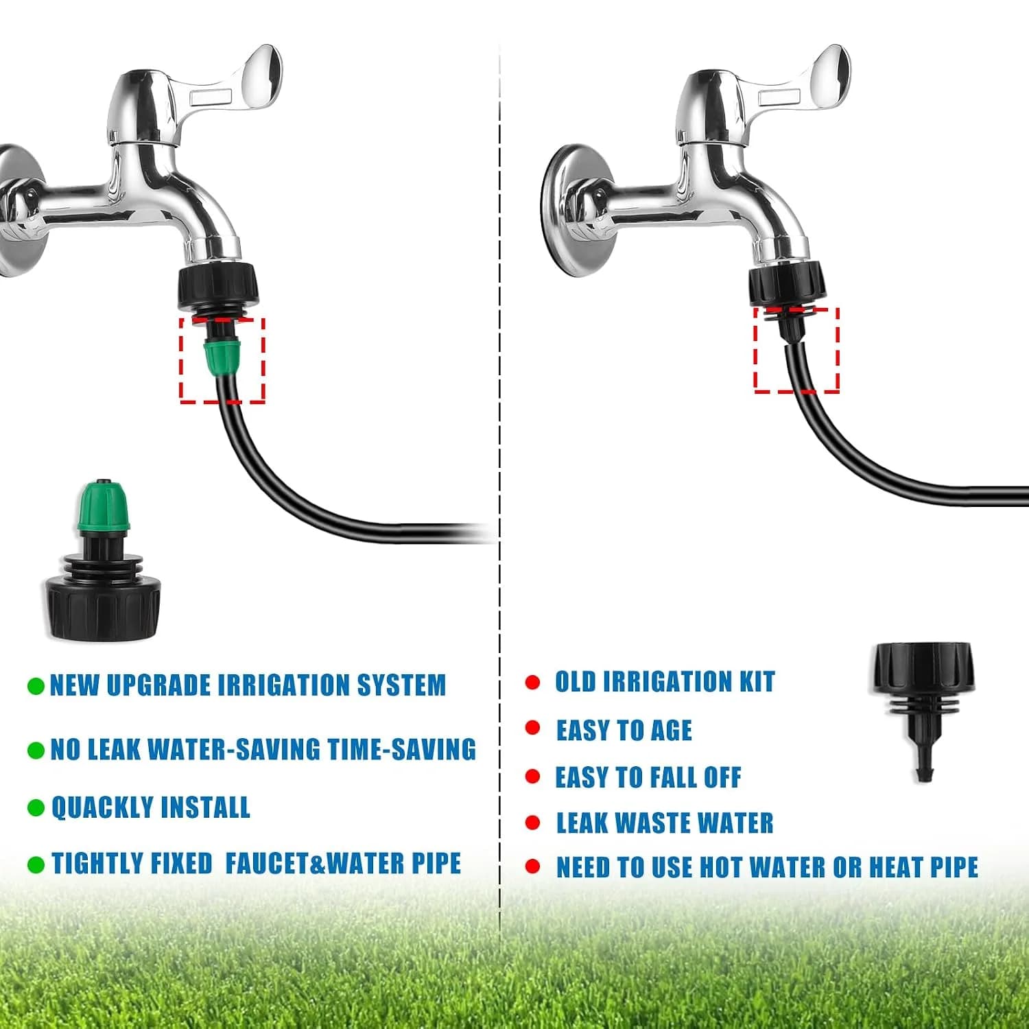 IrriNex 200 sq ft Drip Irrigation System Kit Medium Drip Irrigation Kit option view 3
