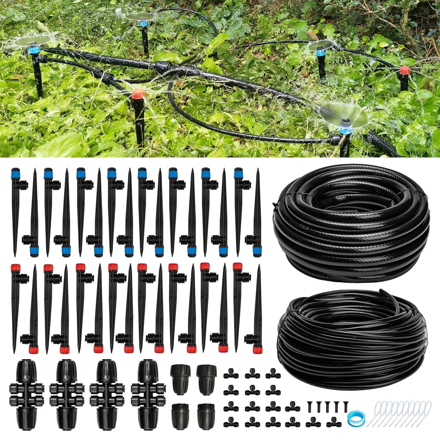 IrriNex 120 sq ft Drip Irrigation System Kit 200FT option view 1