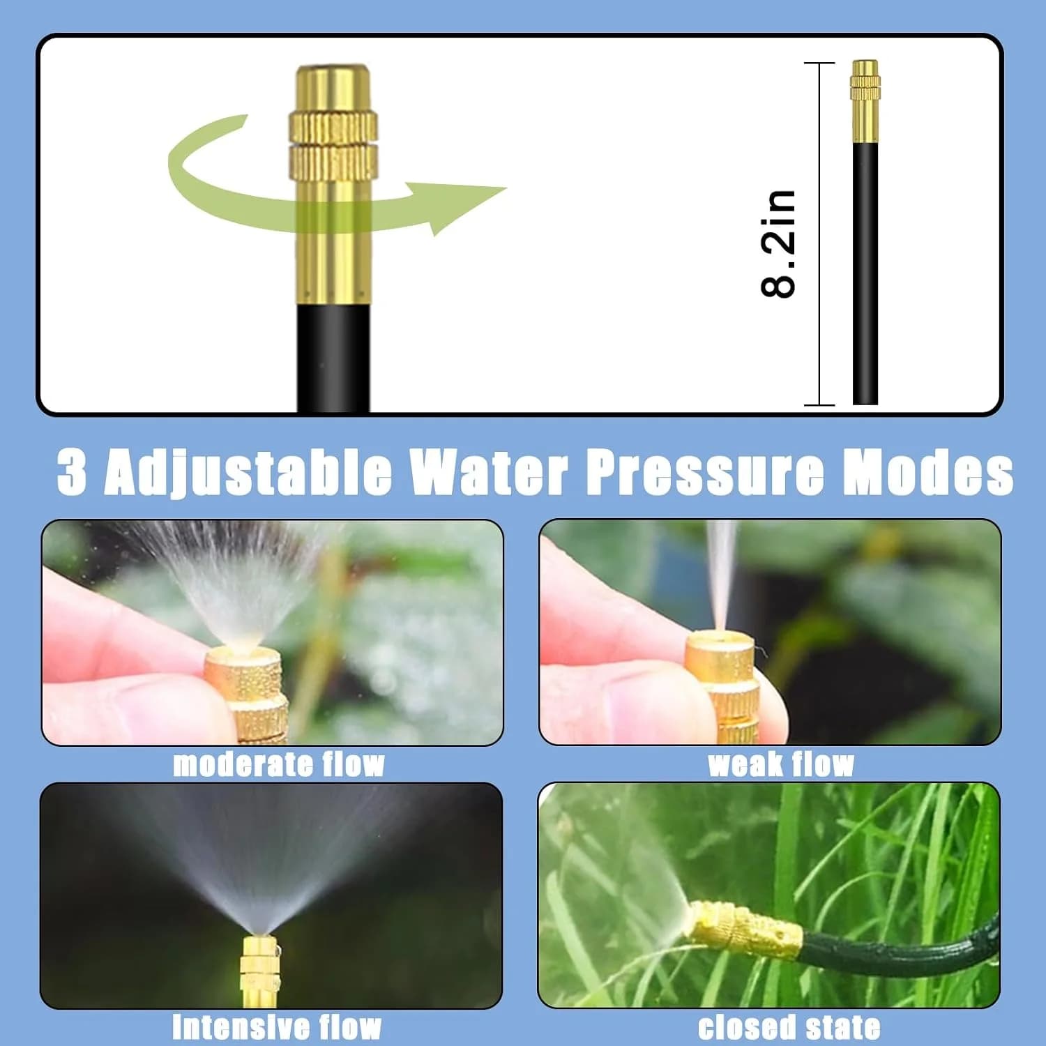 IrriNex 49.21 ft Garden Misting and Cooling Kit component view 4