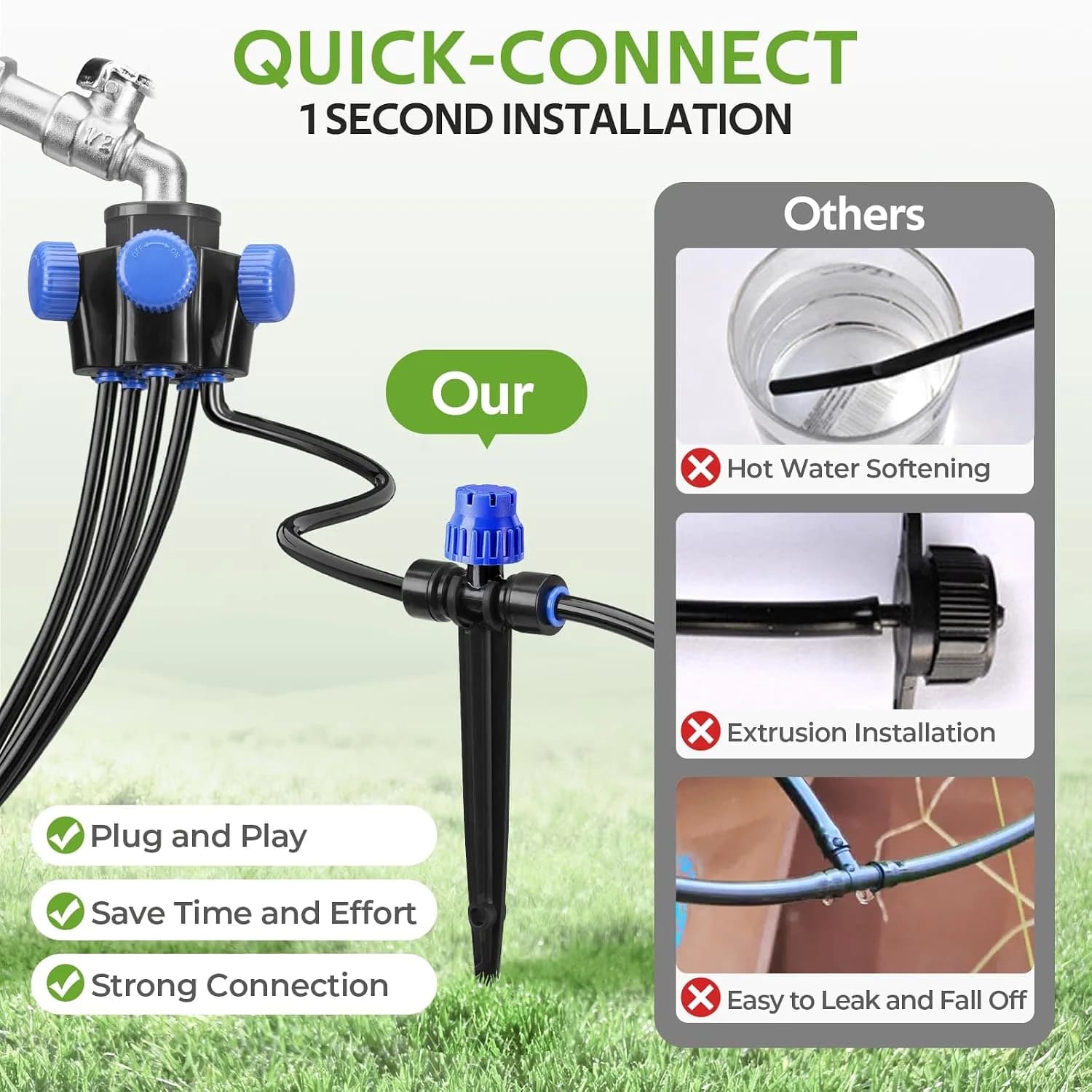 IrriNex 50 ft Drip Irrigation System Kit component view 2