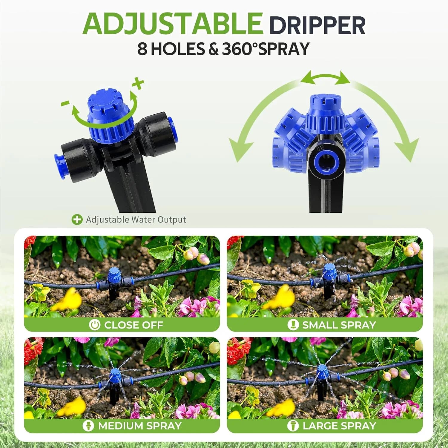 IrriNex 50 ft Drip Irrigation System Kit component view 3
