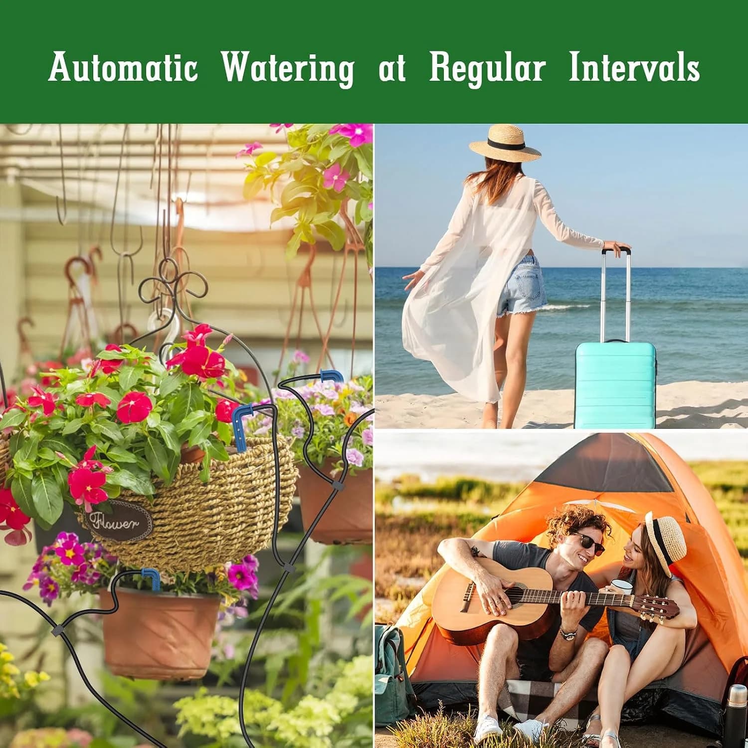 IrriNex 32.8 ft Solar Automatic Plant Watering Kit component view 8
