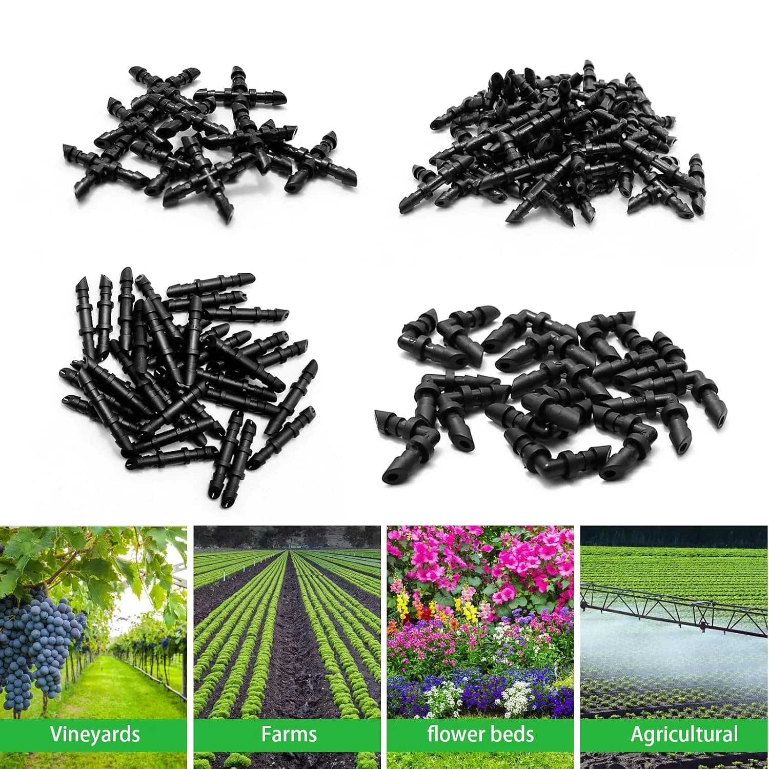 IrriNex 1/4-inch Barbed Irrigation Fittings Kit component view 8