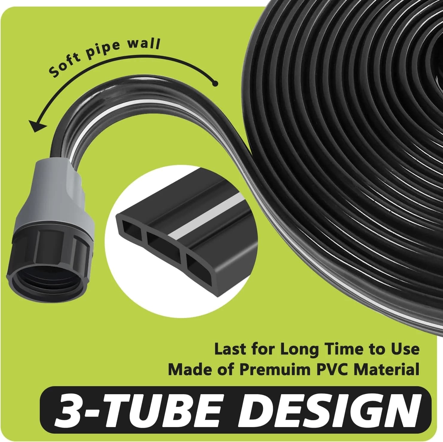 IrriNex 100 ft Sprinkler and Soaker Hose Set component view 5