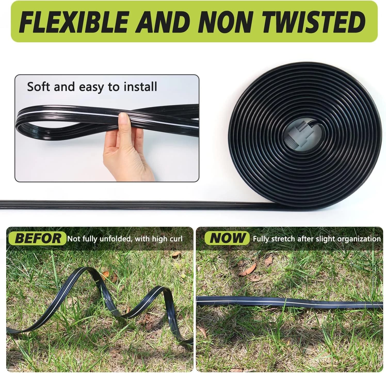 IrriNex 100 ft Sprinkler and Soaker Hose Set component view 7