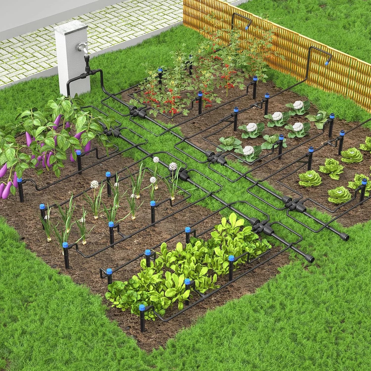 IrriNex 230 ft Drip Irrigation System Kit component view 7