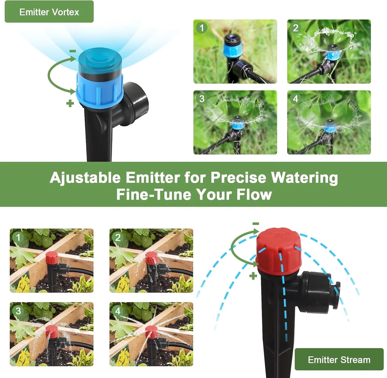 IrriNex 250 ft Raised-Bed Drip Irrigation Kit component view 5