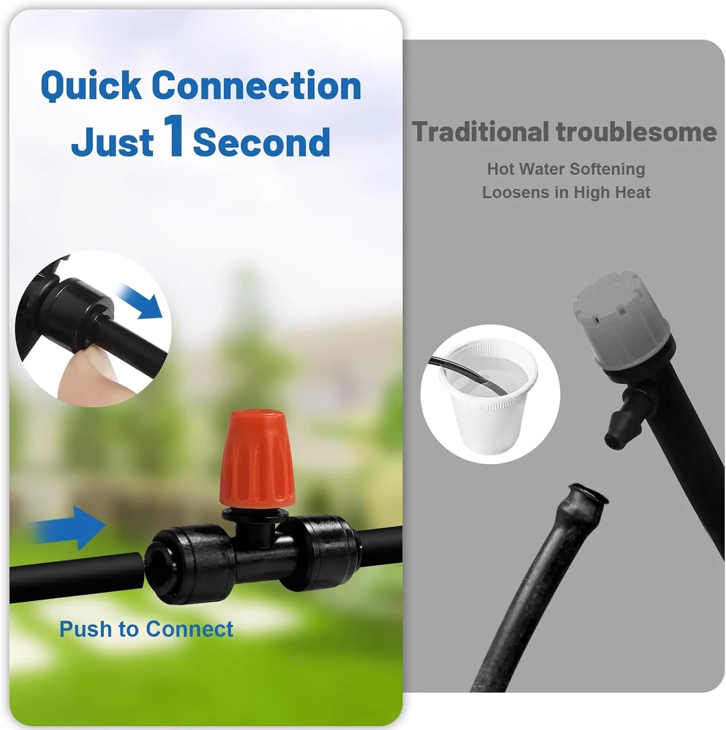 IrriNex 250 ft Raised-Bed Drip Irrigation Kit 60FT option view 3