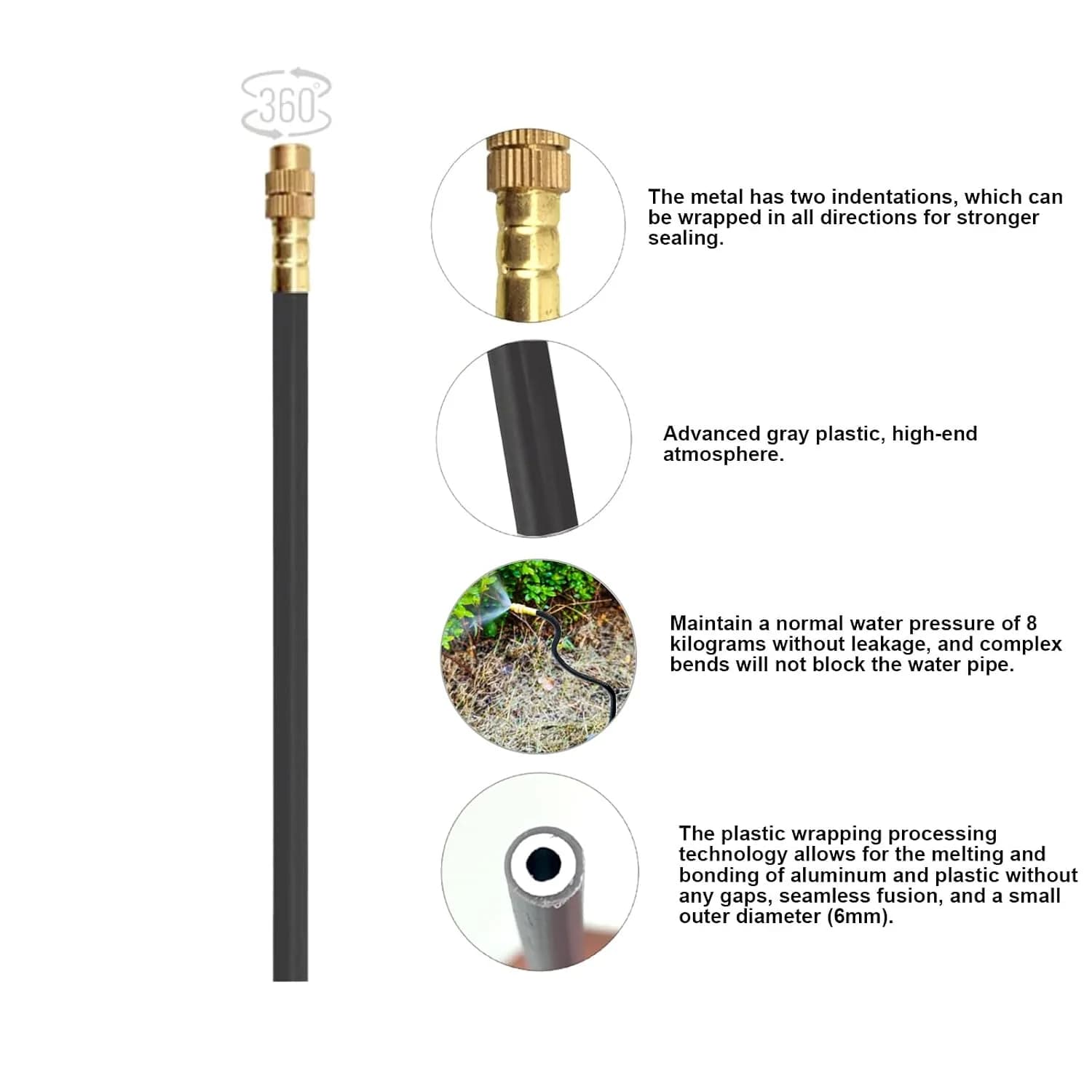 IrriNex 65 ft Drip Irrigation System Kit component view 6
