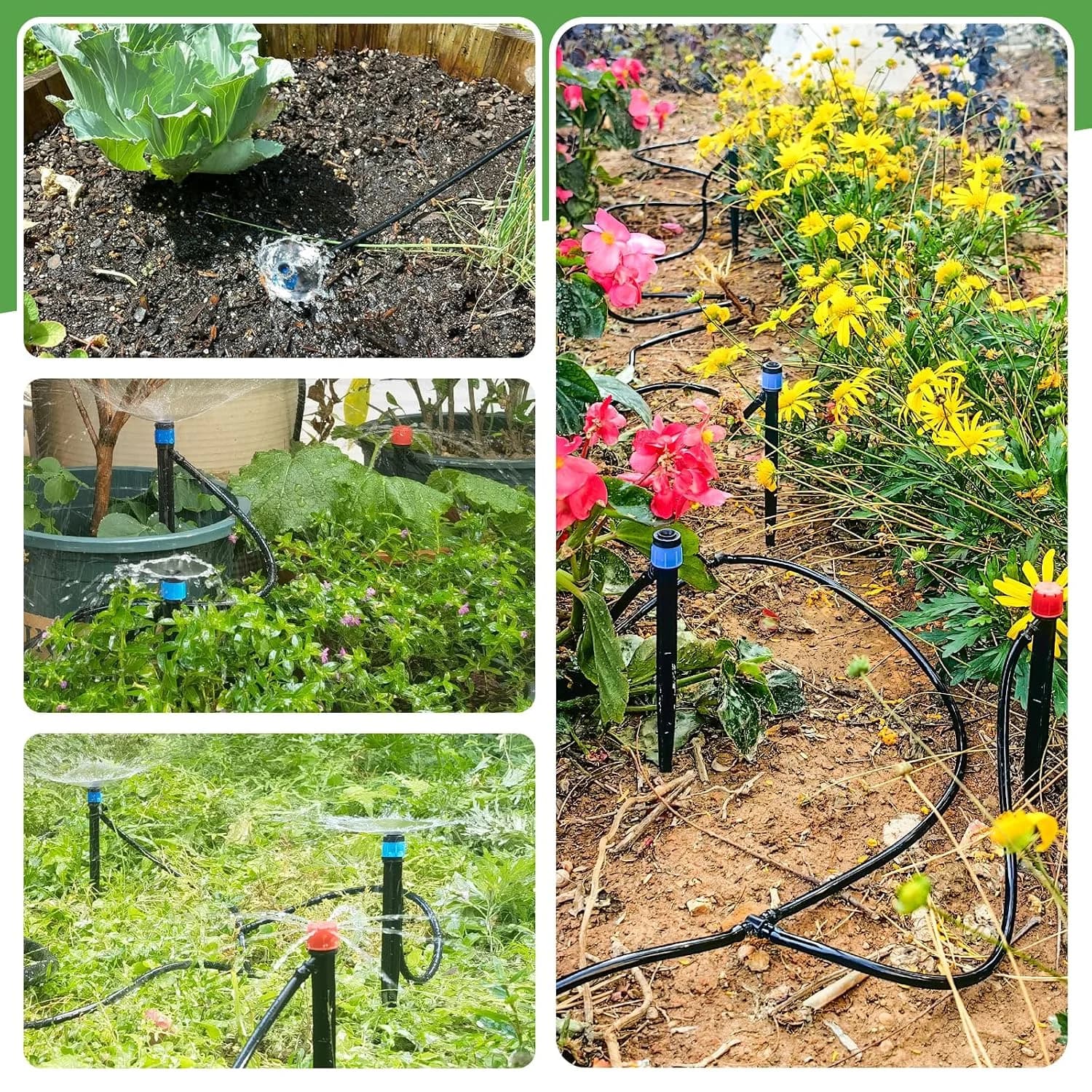 IrriNex 120 sq ft Drip Irrigation System Kit component view 7