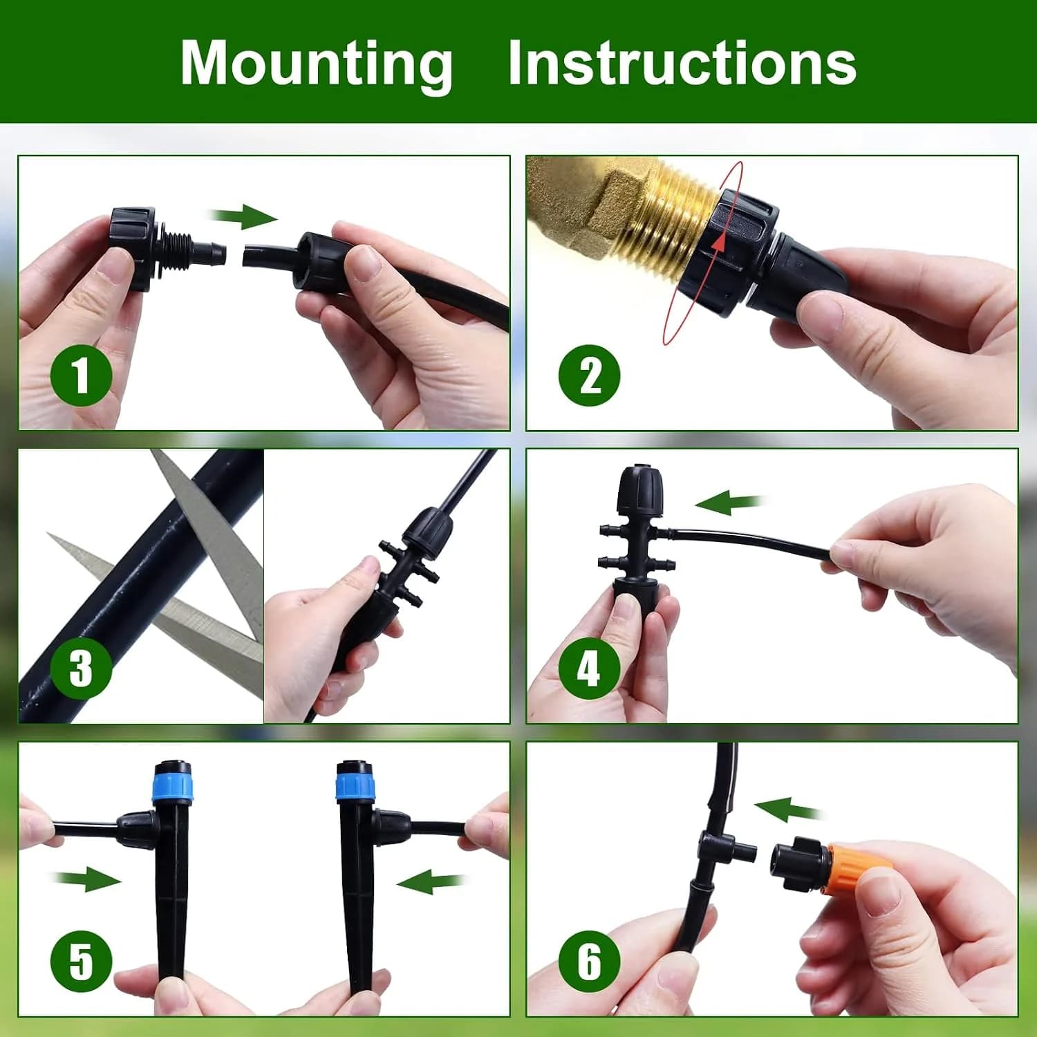 IrriNex 260 ft Drip Irrigation System Kit component view 4