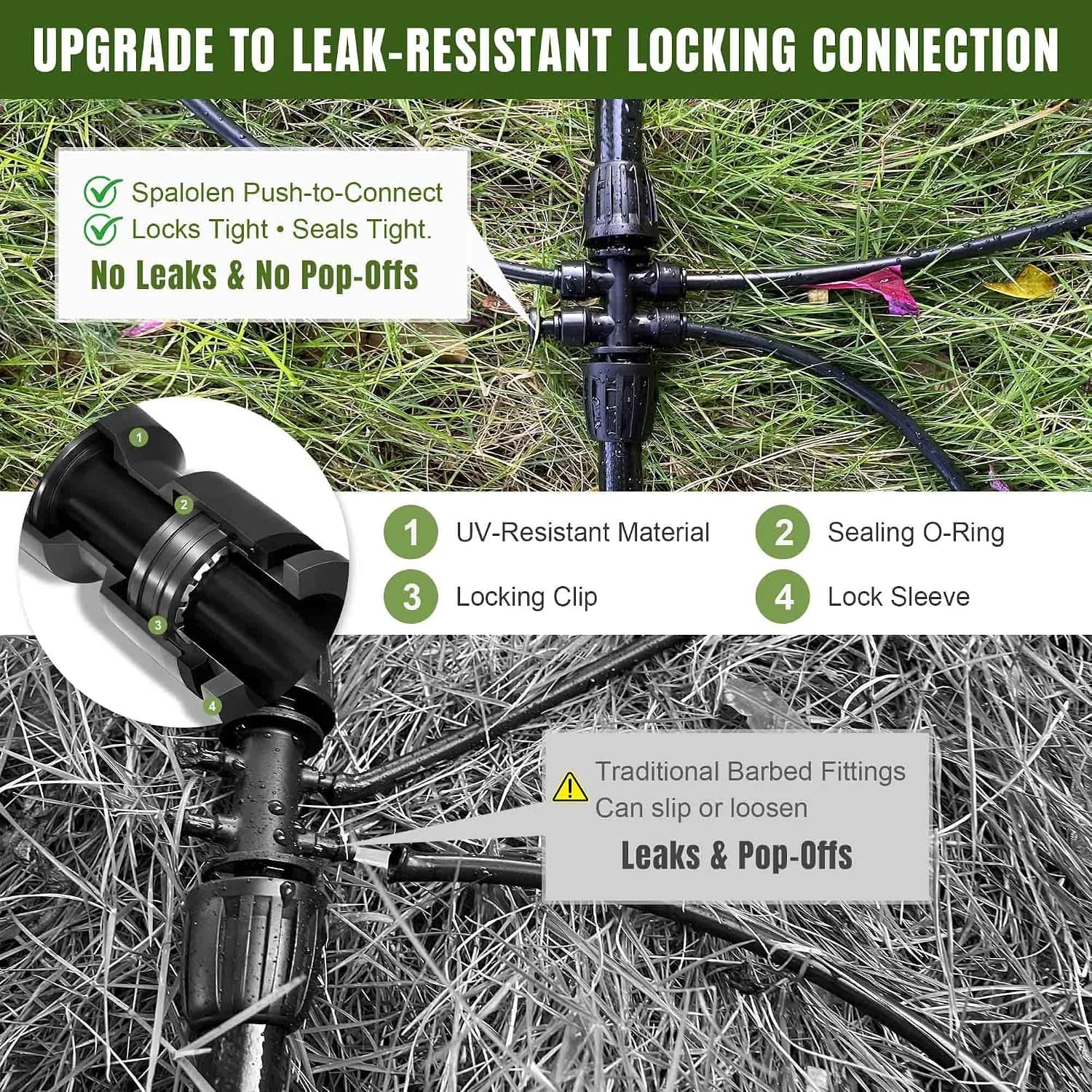 IrriNex 50 ft Drip Irrigation System Kit component view 3