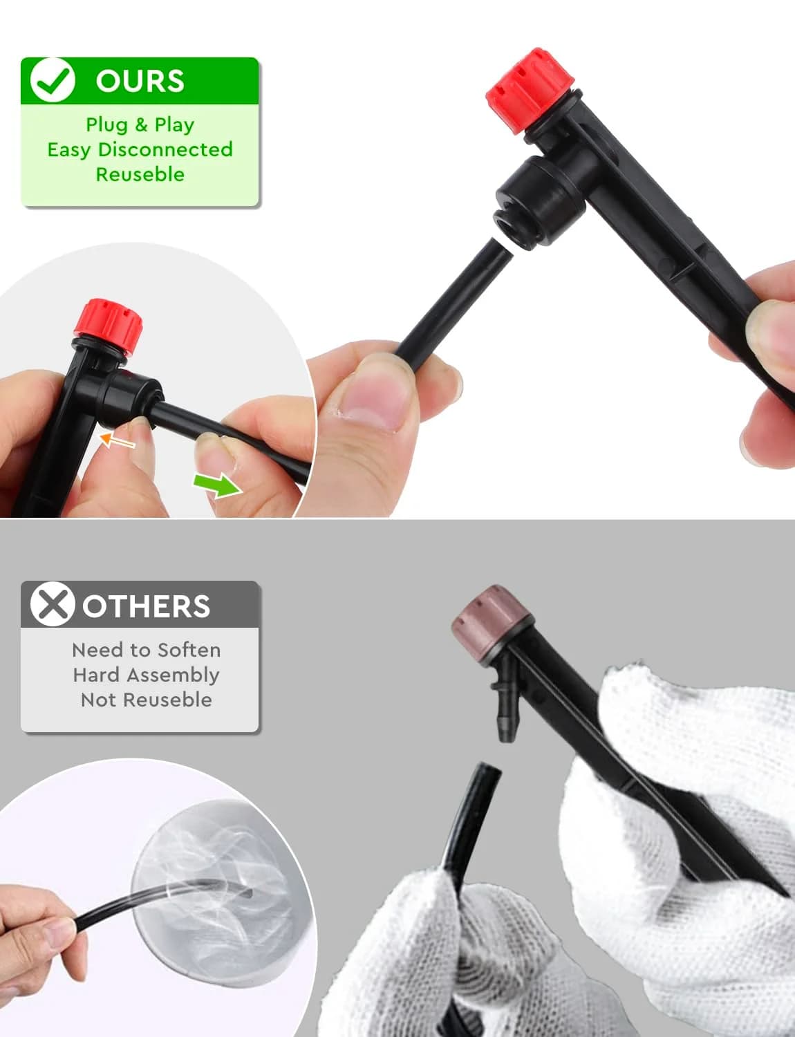 IrriNex 250 ft Drip Irrigation System Kit component view 5