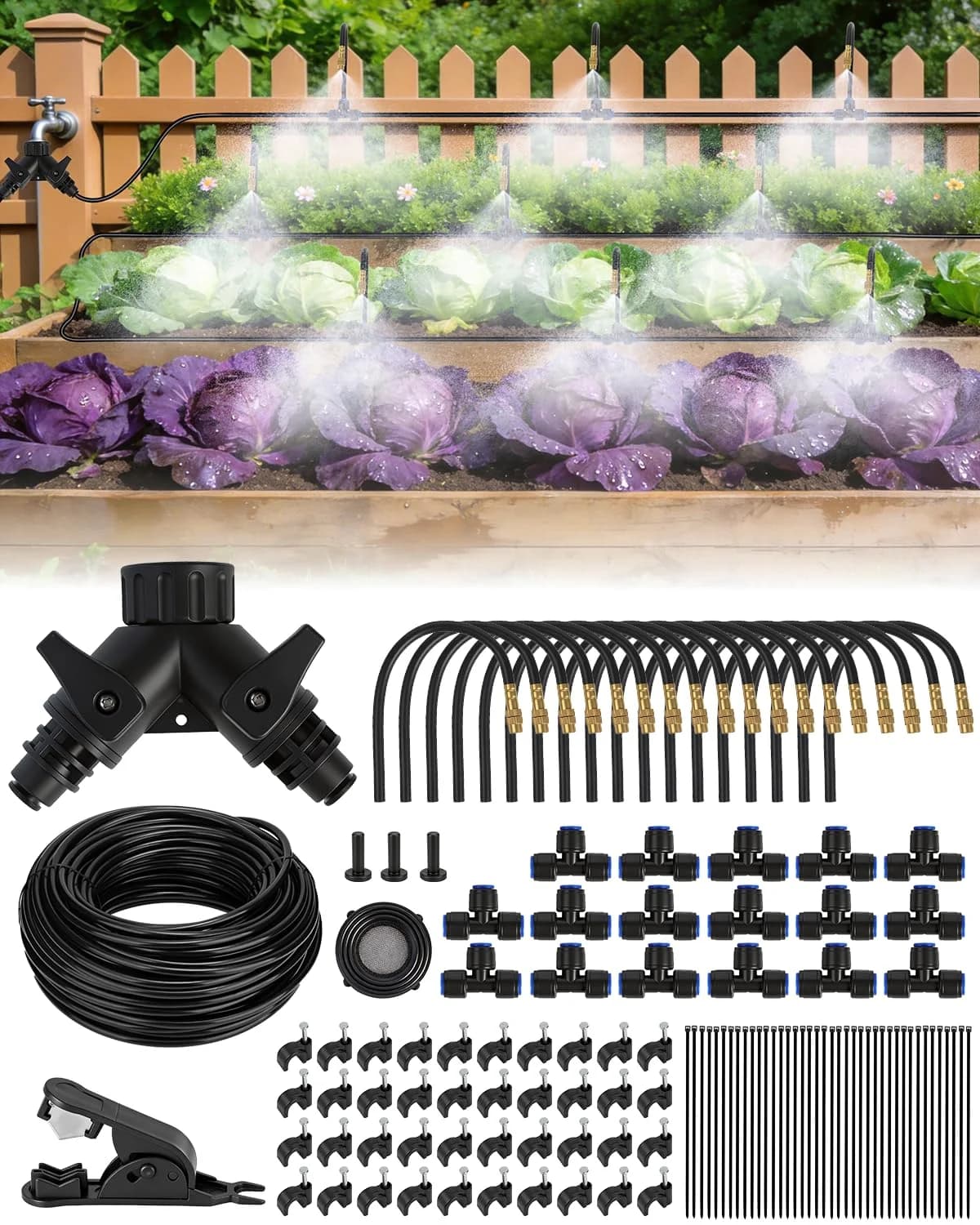 IrriNex 250 ft Drip Irrigation System Kit 120FT option view 1