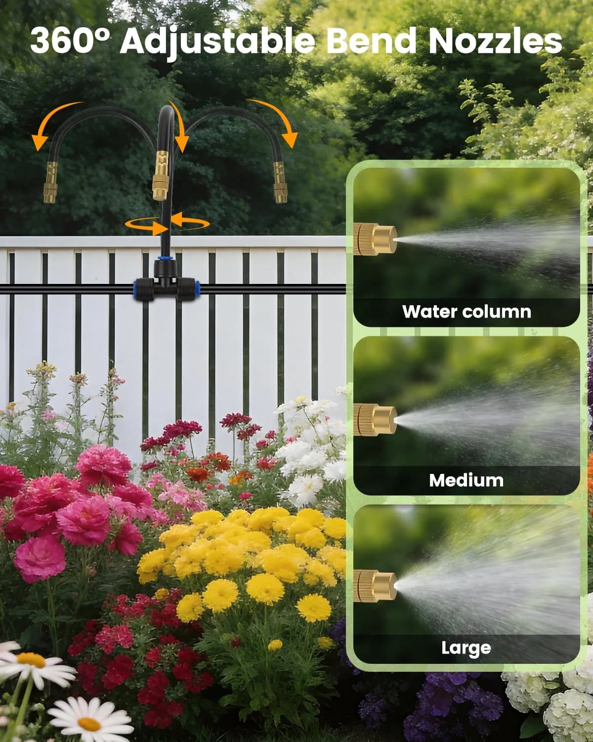IrriNex 250 ft Drip Irrigation System Kit 120FT option view 3