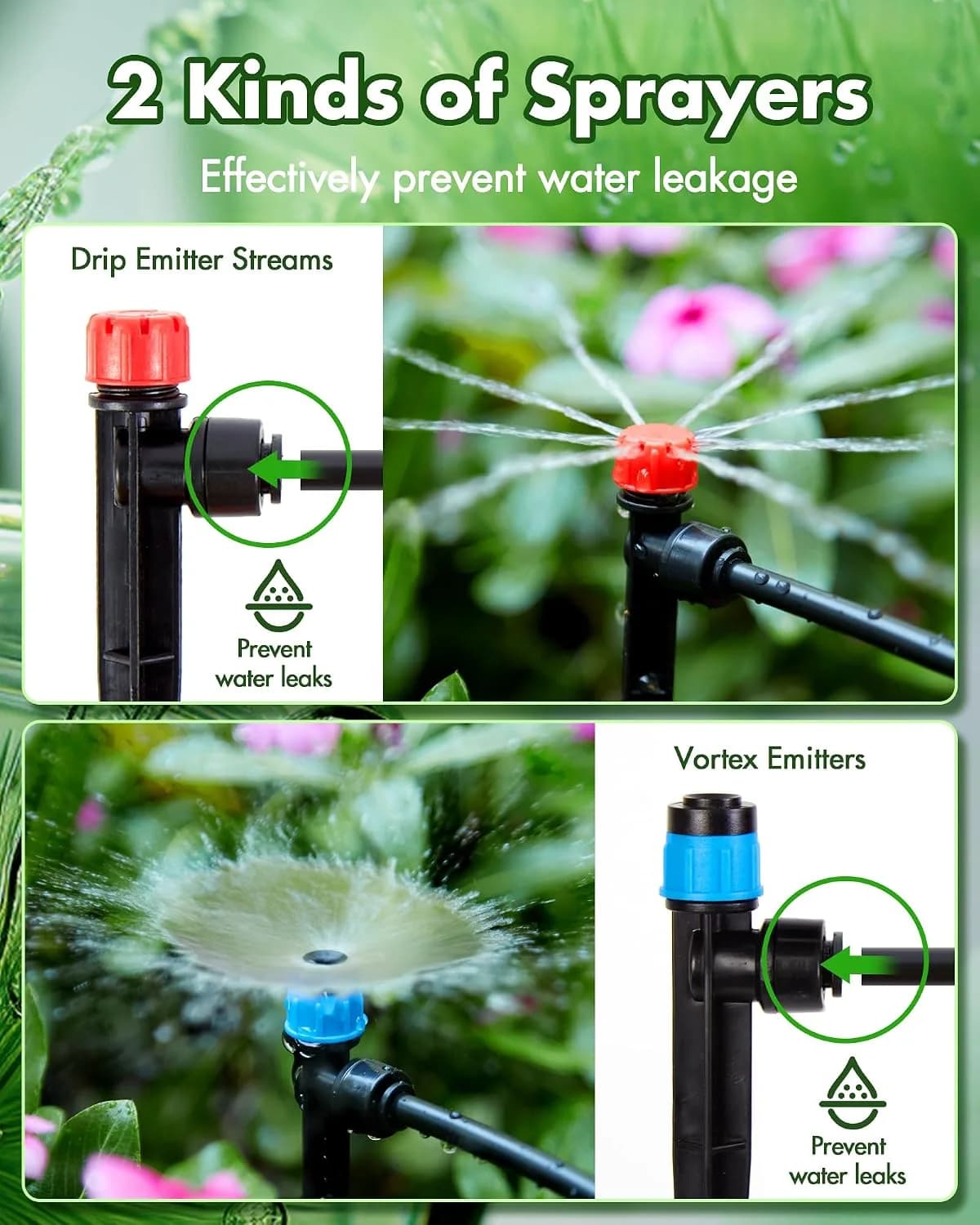 IrriNex 240 ft Drip Irrigation System Kit 95.5 ft option view 3