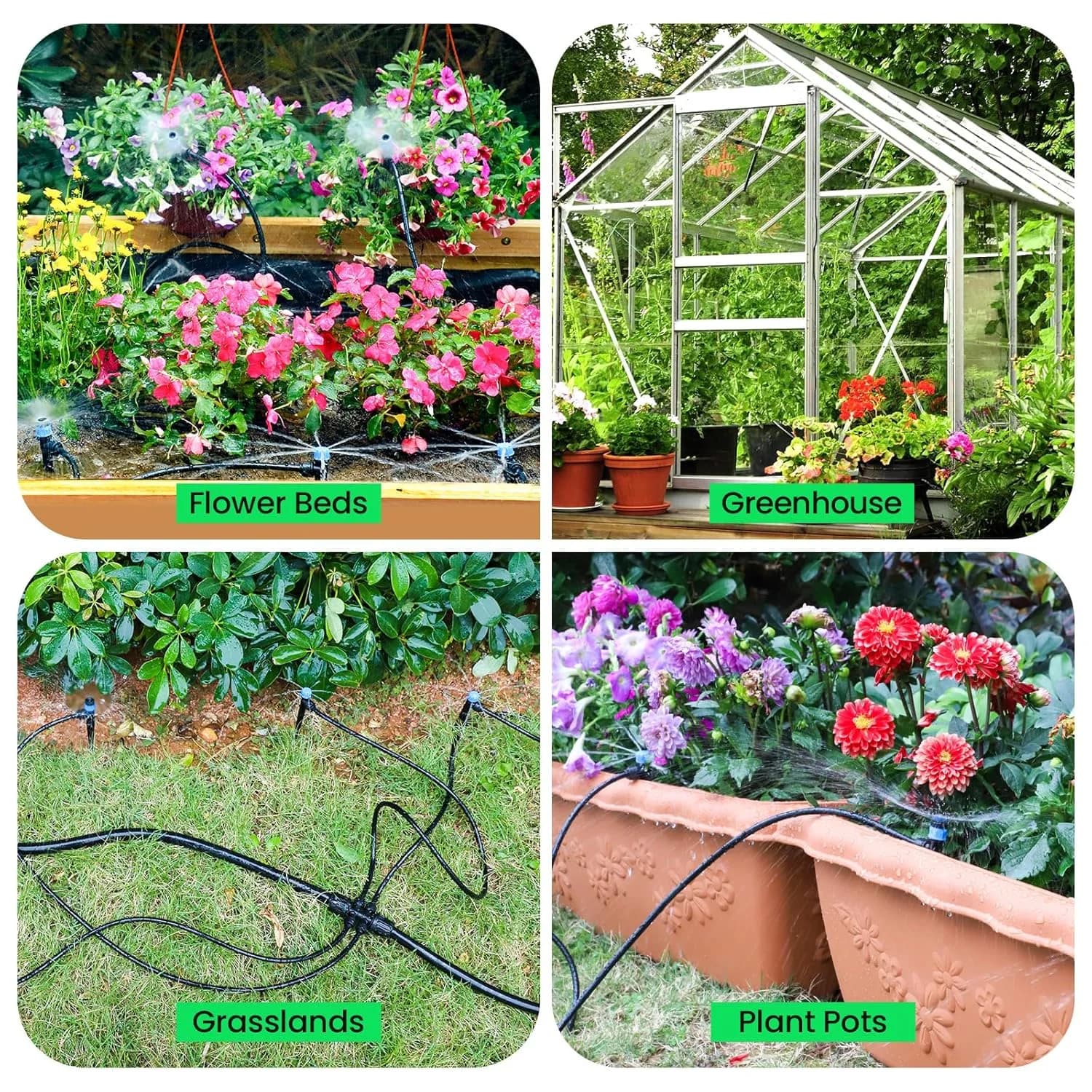 IrriNex 247 ft Garden Sprinkler System Kit component view 7